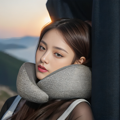 Luxury Travel Pillow + FREE Waterproof Carry Bag