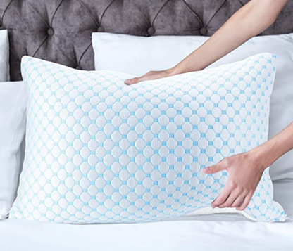 Cooling Gel Infused Pillow for Hot sleepers & Back Discomfort