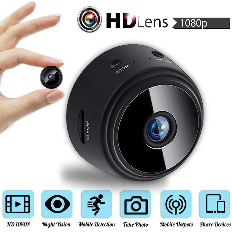 Mini Portable Wireless Security Camera 1080P HD
