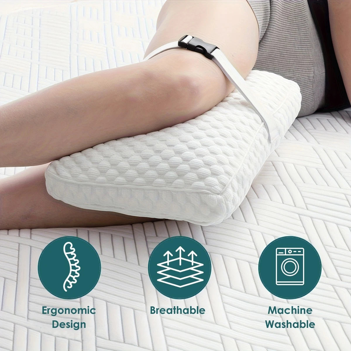 Australian Made Ergonomic Cooling Knee Pillow