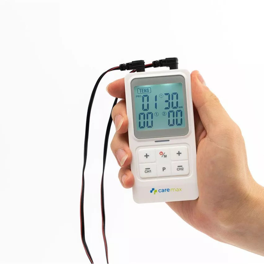Dual Channel TENS Machine EMS 3-in-1 Combo Pain Relief Massager