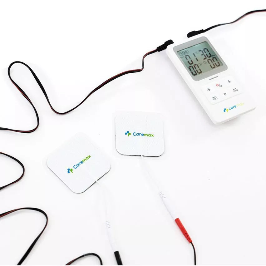 Dual Channel TENS Machine EMS 3-in-1 Combo Pain Relief Massager
